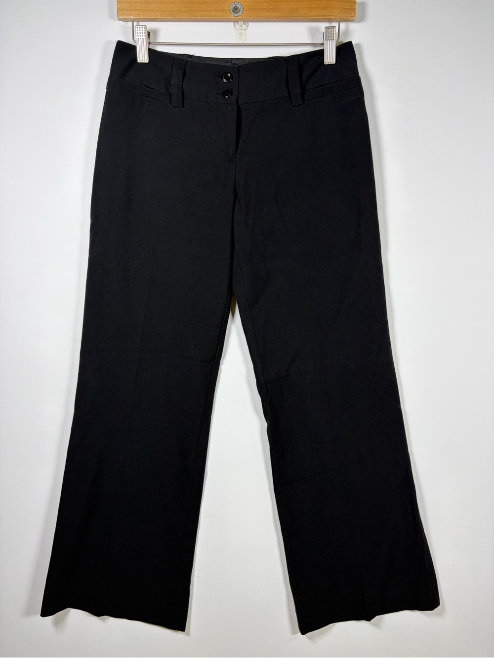 A. Byer Women's Black Wide-Leg Trousers